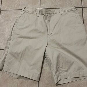 Timberland Khaki Beige Casual Flat Front Cargo Shorts Outdoor Hiking Size 38